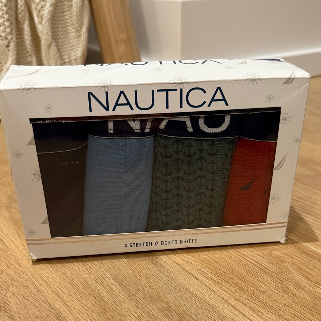 Nautica Mens Boxer Briefs Set Brand New Unopened Never Worn Size  Xl 4042